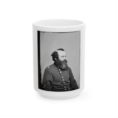 Portrait Of Maj. Gen. Romeyn B. Ayres, Officer Of The Federal Army (U.S. Civil War) White Coffee Mug-15oz-The Sticker Space