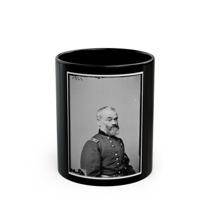 Portrait Of Maj. Gen. Samuel P. Heintzelman, Officer Of The Federal Army (U.S. Civil War) Black Coffee Mug-11oz-The Sticker Space