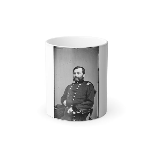 Portrait of Maj. Gen. William B. Franklin, Officer of the Federal Army (U.S. Civil War) Color Morphing Mug 11oz-11oz-The Sticker Space