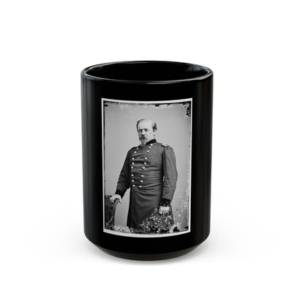 Portrait Of Maj. Gen. William F. Smith, Officer Of The Federal Army (U.S. Civil War) Black Coffee Mug-15oz-The Sticker Space