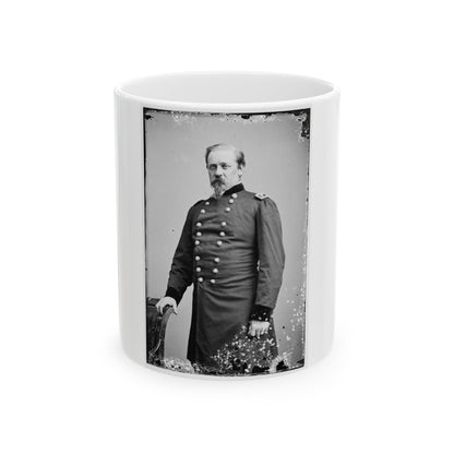 Portrait Of Maj. Gen. William F. Smith, Officer Of The Federal Army (U.S. Civil War) White Coffee Mug-11oz-The Sticker Space