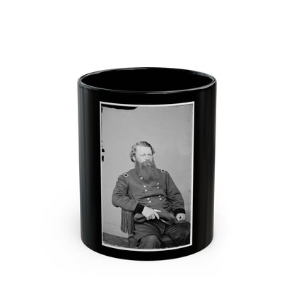 Portrait Of Maj. Gen. William W. Belknap, Officer Of The Federal Army (U.S. Civil War) Black Coffee Mug-11oz-The Sticker Space