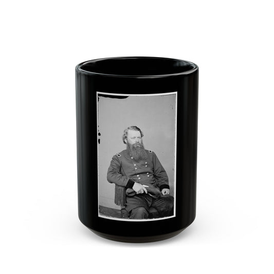 Portrait Of Maj. Gen. William W. Belknap, Officer Of The Federal Army (U.S. Civil War) Black Coffee Mug-15oz-The Sticker Space