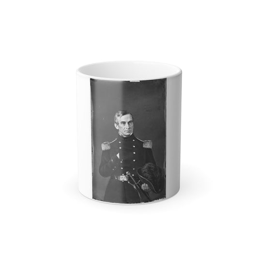 Portrait of Maj. Robert Anderson (Brig. Gen. From May 15, 1861), Officer of the Federal Army (U.S. Civil War) Color Morphing Mug 11oz-11oz-The Sticker Space