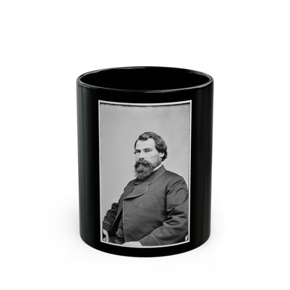 Portrait Of Postmaster-General John H. Regan, Officer Of The Confederate States Government (U.S. Civil War) Black Coffee Mug-11oz-The Sticker Space