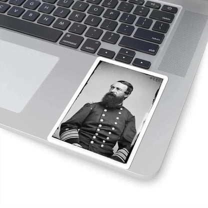 Portrait of Rear Adm. David D. Porter, Officer of the Federal Navy (U.S. Civil War) STICKER Vinyl Kiss-Cut Decal - The Sticker Space
