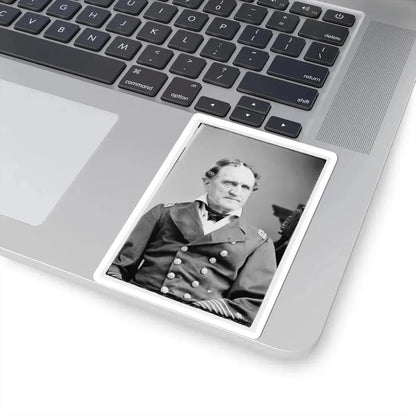 Portrait of Rear Adm. Francis H. Gregory, Officer of the Federal Navy (U.S. Civil War) STICKER Vinyl Kiss-Cut Decal - The Sticker Space