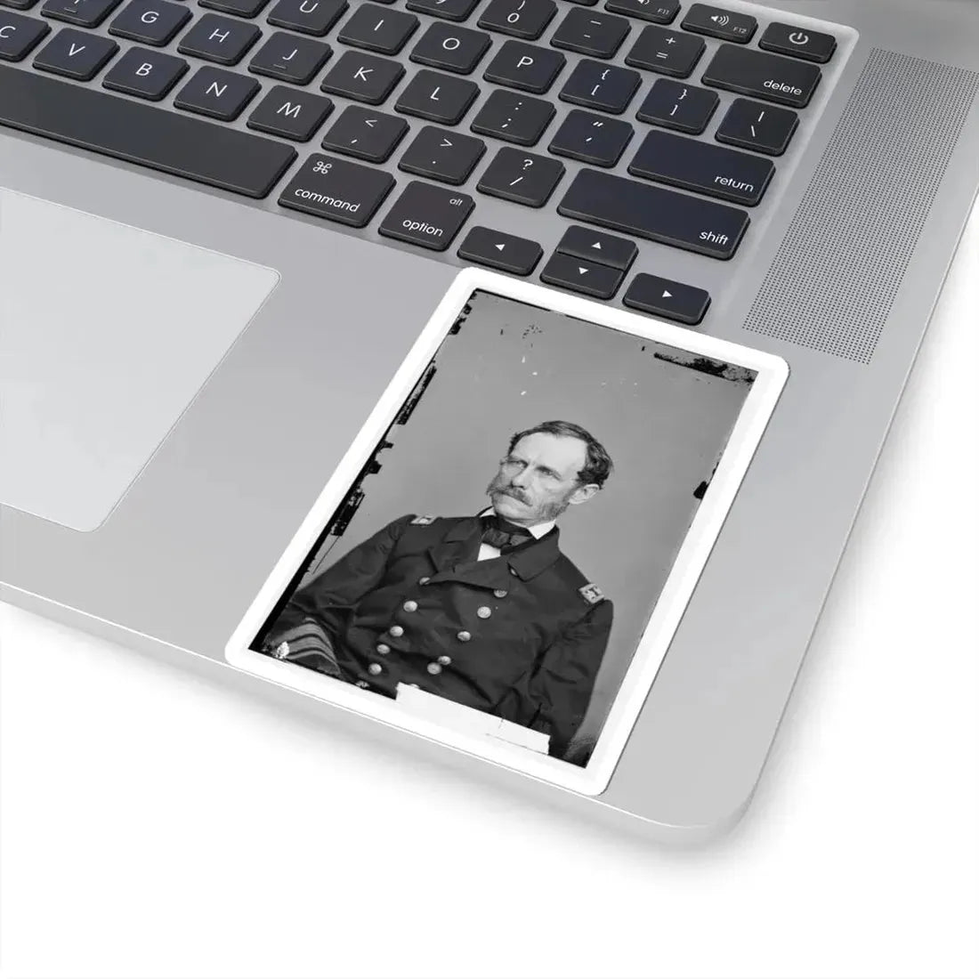 Portrait of Rear Adm. John A. Dahlgren, Officer of the Federal Navy (U.S. Civil War) STICKER Vinyl Kiss-Cut Decal - The Sticker Space