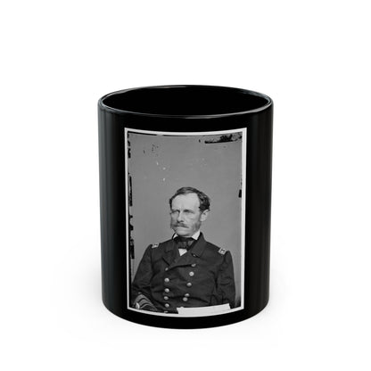 Portrait Of Rear Adm. John A. Dahlgren, Officer Of The Federal Navy (U.S. Civil War) Black Coffee Mug-11oz-The Sticker Space