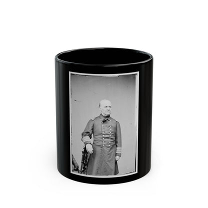 Portrait Of Rear Adm. William B. Shubrick, Officer Of The Federal Navy (U.S. Civil War) Black Coffee Mug-11oz-The Sticker Space