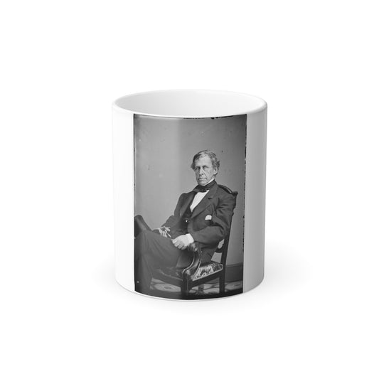 Portrait of Rear Admiral Charles Wilkes, Officer of the Federal Navy (U.S. Civil War) Color Morphing Mug 11oz-11oz-The Sticker Space