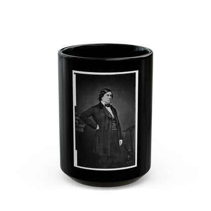 Portrait Of Secretary Of State Robert M. T. Hunter, Officer Of The Confederate States Government (U.S. Civil War) Black Coffee Mug-15oz-The Sticker Space