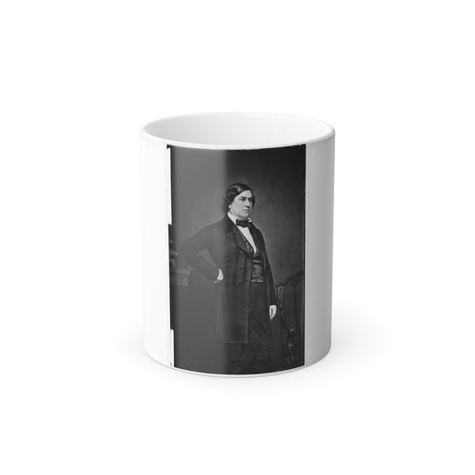 Portrait of Secretary of State Robert M. T. Hunter, Officer of the Confederate States Government (U.S. Civil War) Color Morphing Mug 11oz-11oz-The Sticker Space