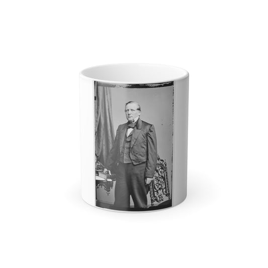 Portrait of Secretary of the Interior John P. Usher, Officer of the United States Government (U.S. Civil War) Color Morphing Mug 11oz-11oz-The Sticker Space