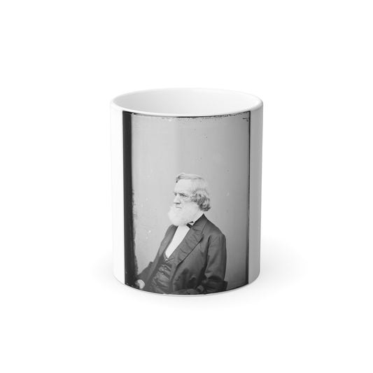 Portrait of Secretary of the Navy Gideon Welles, Officer of the United States Government (U.S. Civil War) Color Morphing Mug 11oz