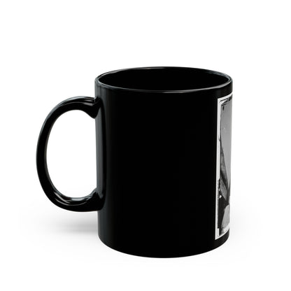 Portrait Of Secretary Of The Treasury Salmon P. Chase, Officer Of The United States Government (U.S. Civil War) Black Coffee Mug-The Sticker Space