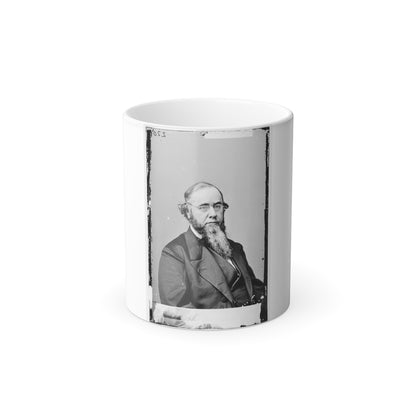 Portrait of Secretary of War Edwin M. Stanton, Officer of the United States Government (U.S. Civil War) Color Morphing Mug 11oz-11oz-The Sticker Space