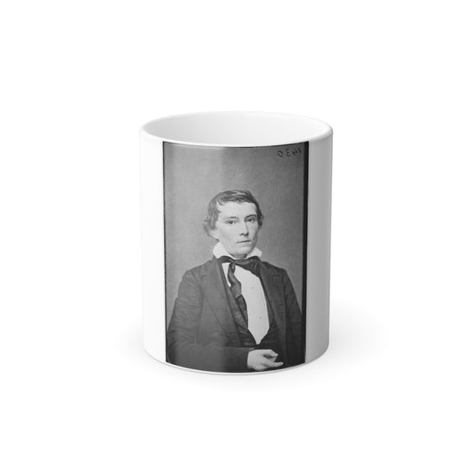 Portrait of Vice President Alexander Stephens, Officer of the Confederate States Government (U.S. Civil War) Color Morphing Mug 11oz-11oz-The Sticker Space