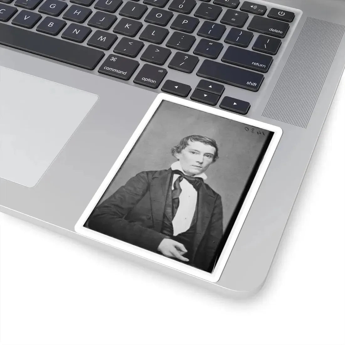 Portrait of Vice President Alexander Stephens, Officer of the Confederate States Government (U.S. Civil War) STICKER Vinyl Kiss-Cut Decal - The Sticker Space