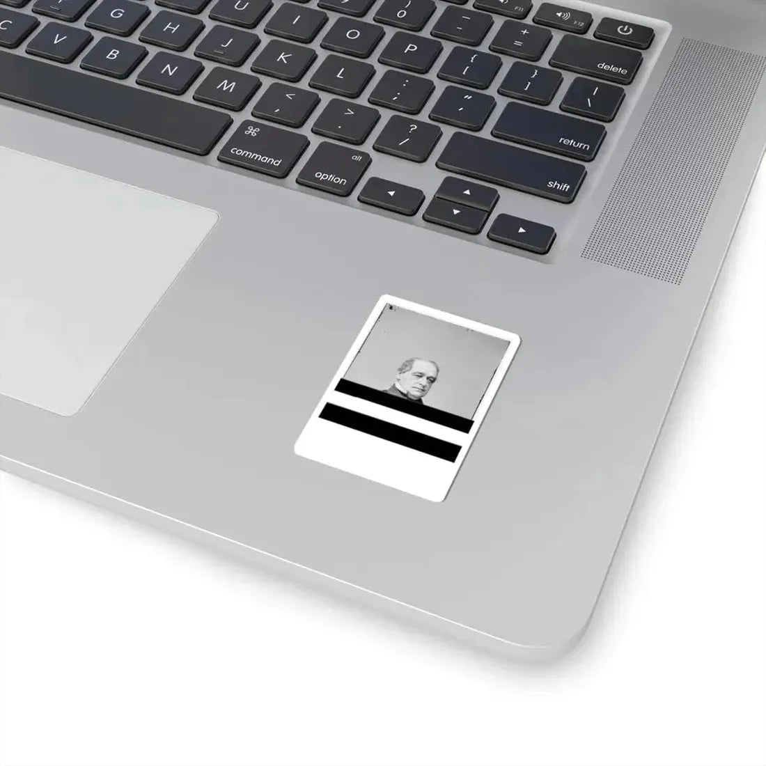 Portrait of Vice President Hannibal Hamlin, Officer of the United States Government (U.S. Civil War) STICKER Vinyl Kiss-Cut Decal - The Sticker Space