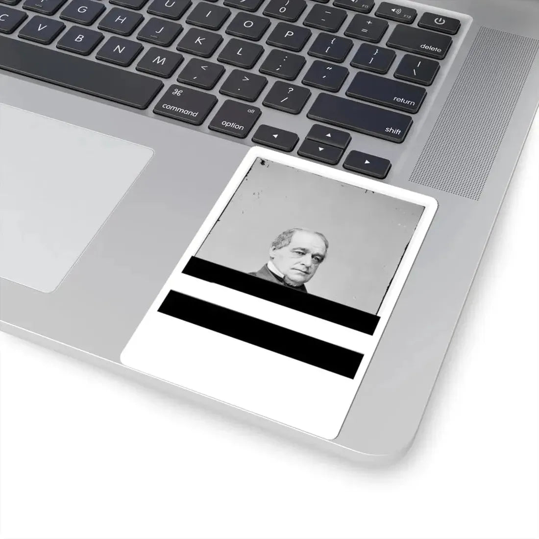 Portrait of Vice President Hannibal Hamlin, Officer of the United States Government (U.S. Civil War) STICKER Vinyl Kiss-Cut Decal - The Sticker Space