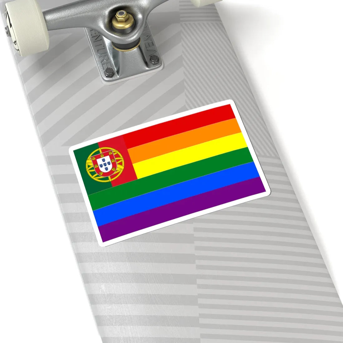 Portugal Gay flag (Portugal) STICKER Vinyl Kiss-Cut Decal - The Sticker Space