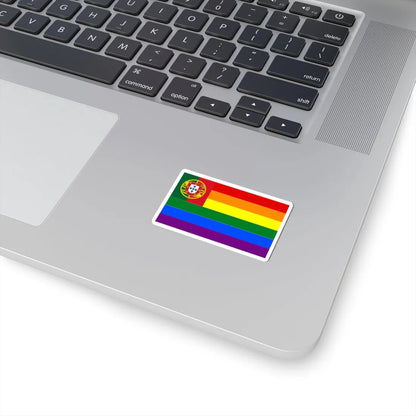 Portugal Gay flag (Portugal) STICKER Vinyl Kiss-Cut Decal - The Sticker Space