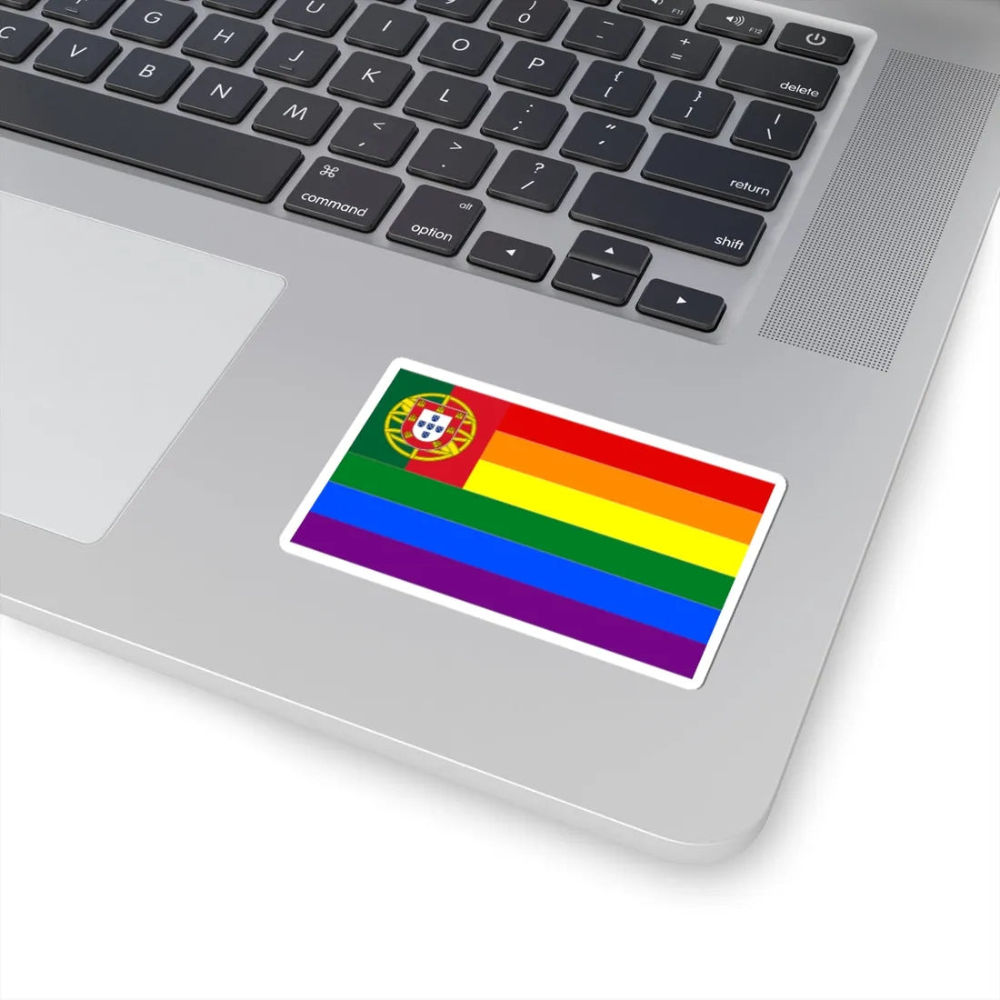 Portugal Gay flag (Portugal) STICKER Vinyl Kiss-Cut Decal - The Sticker Space