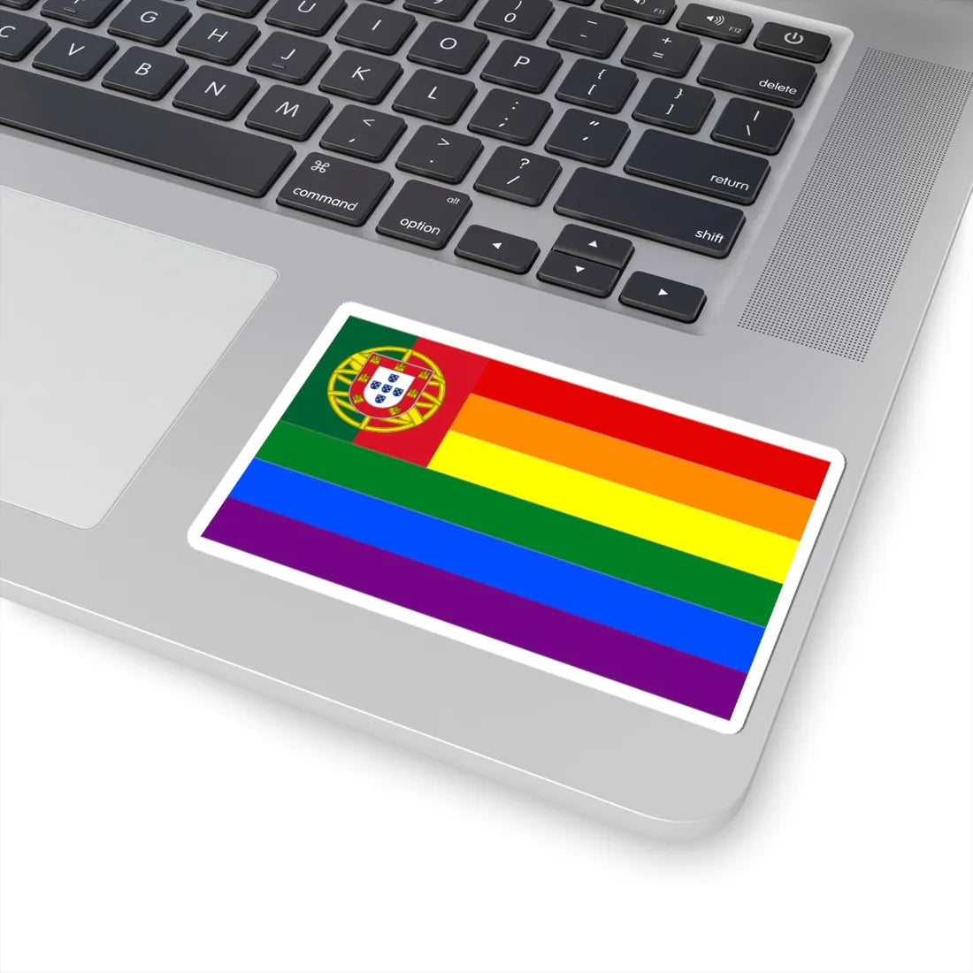 Portugal Gay flag (Portugal) STICKER Vinyl Kiss-Cut Decal - The Sticker Space