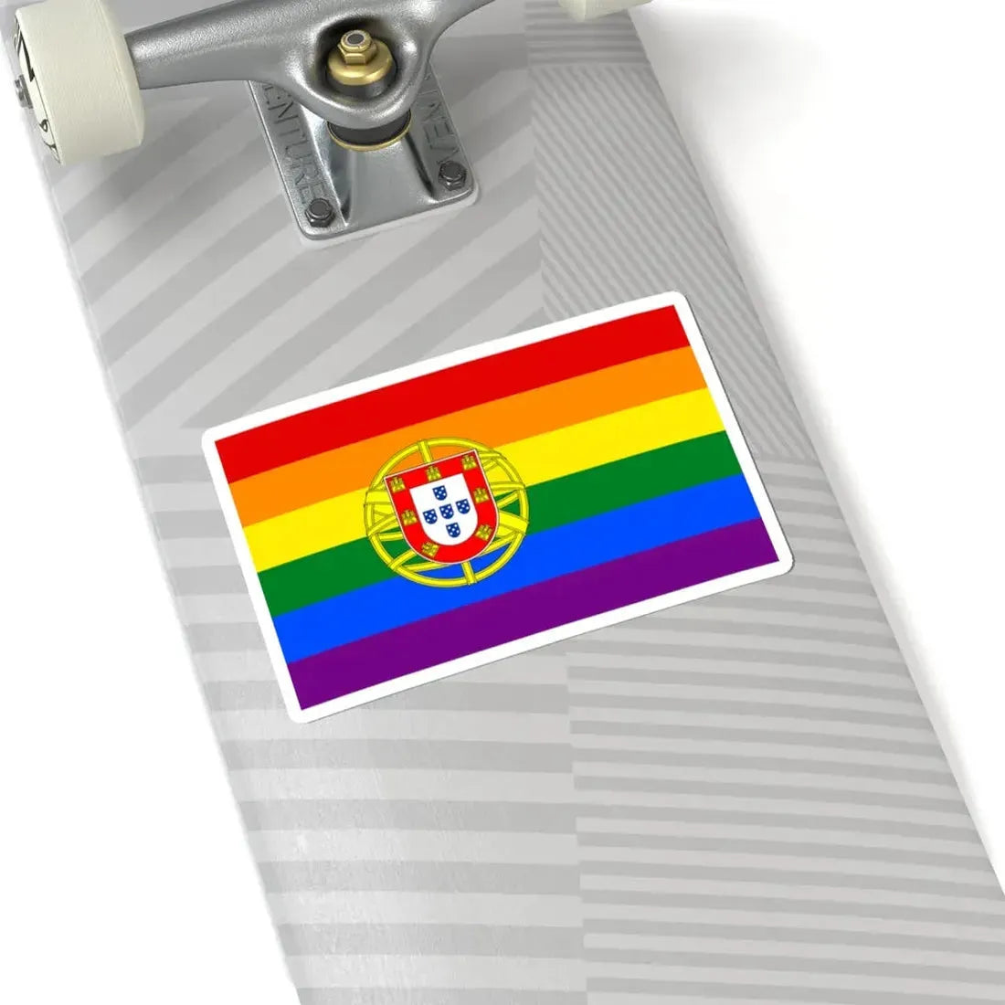 Portugal LGBT flag (Portugal) STICKER Vinyl Kiss-Cut Decal - The Sticker Space