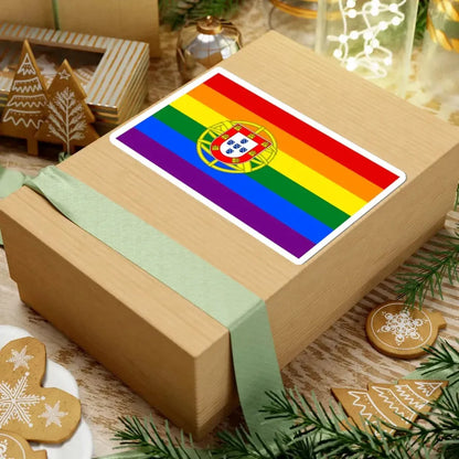 Portugal LGBT flag (Portugal) STICKER Vinyl Kiss-Cut Decal - The Sticker Space