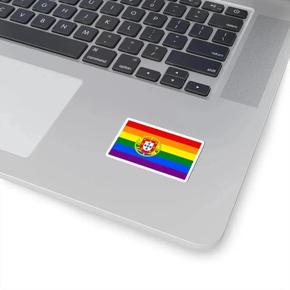 Portugal LGBT flag (Portugal) STICKER Vinyl Kiss-Cut Decal - The Sticker Space