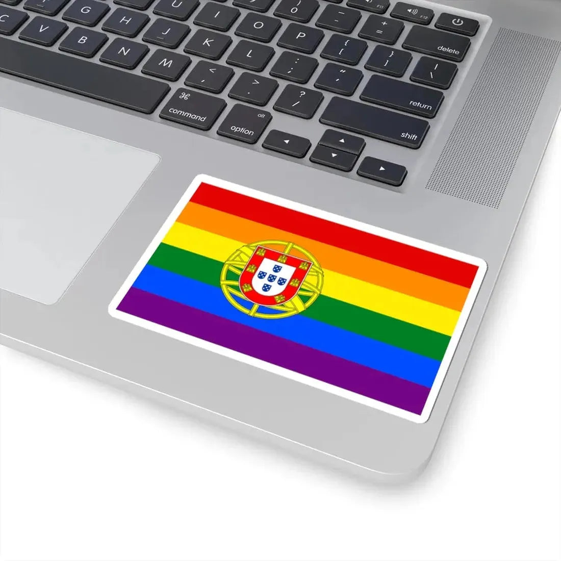 Portugal LGBT flag (Portugal) STICKER Vinyl Kiss-Cut Decal - The Sticker Space