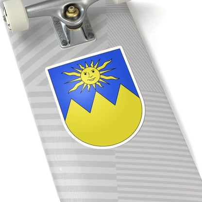 Porza-coat of arms (Switzerland) (Coat of Arms) STICKER Vinyl Kiss-Cut Decal - The Sticker Space