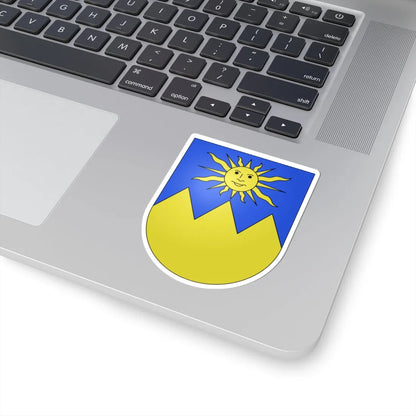 Porza-coat of arms (Switzerland) (Coat of Arms) STICKER Vinyl Kiss-Cut Decal - The Sticker Space