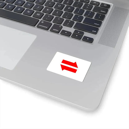 Postal flag of Mengjiang (China) STICKER Vinyl Kiss-Cut Decal - The Sticker Space