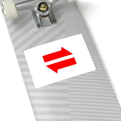 Postal flag of Mengjiang (China) STICKER Vinyl Kiss-Cut Decal - The Sticker Space