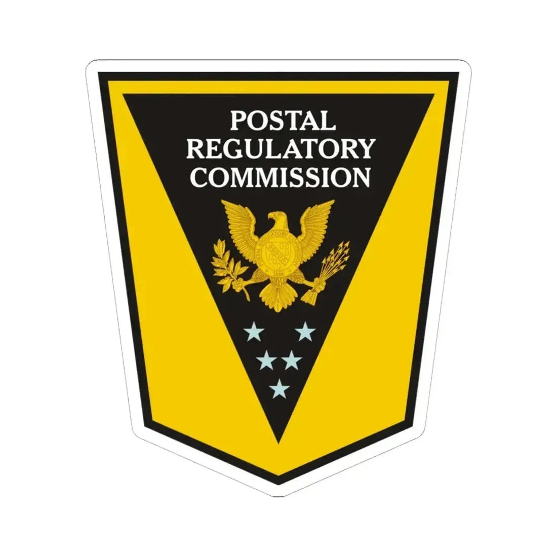Postal Regulatory Commission - STICKER Vinyl Kiss-Cut Decal 6 Inch White - The Sticker Space
