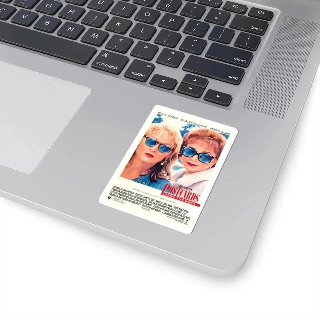 Postcards from the Edge 1990 Movie Poster - STICKER Vinyl Kiss-Cut Decal - The Sticker Space