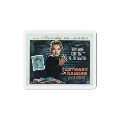Postmark for Danger 1955 Movie Poster Refrigerator Magnet 3 Inch - The Sticker Space