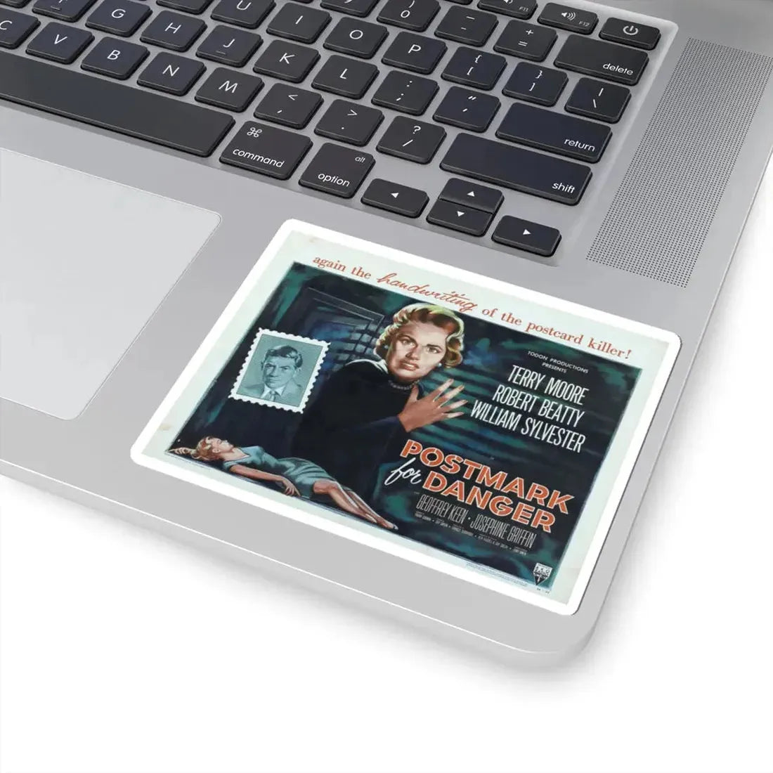 Postmark for Danger 1955 Movie Poster - STICKER Vinyl Kiss-Cut Decal - The Sticker Space