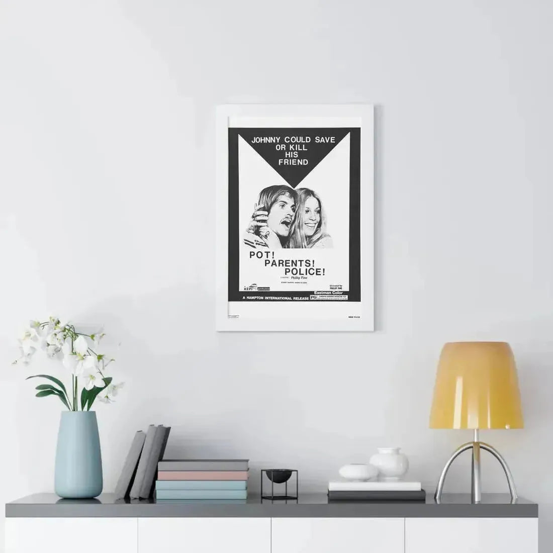 POT! PARENTS! POLICE! 1972 - Framed Movie Poster - The Sticker Space