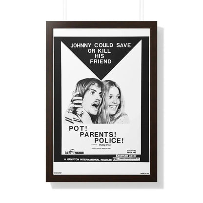 POT! PARENTS! POLICE! 1972 - Framed Movie Poster - The Sticker Space