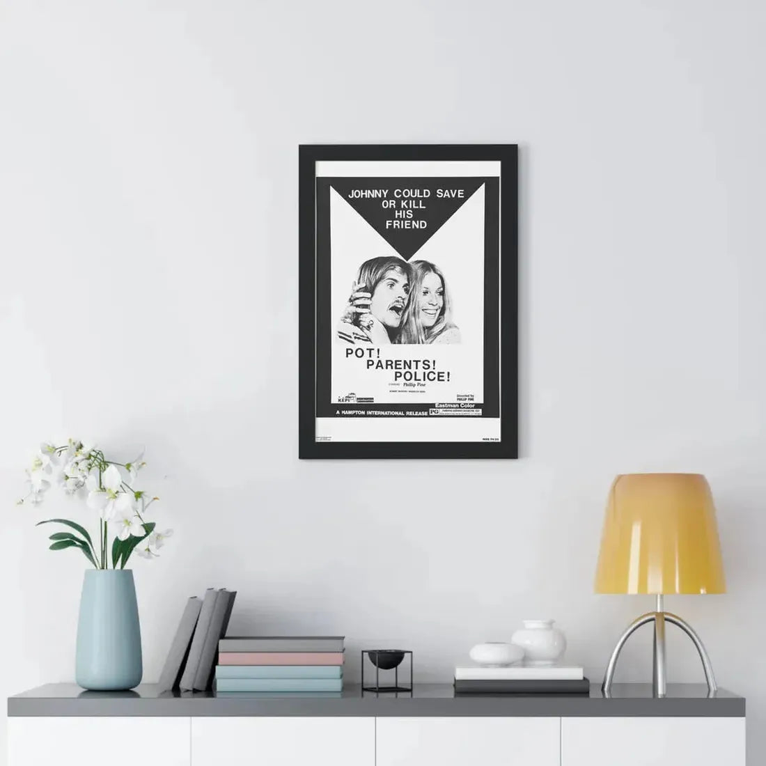 POT! PARENTS! POLICE! 1972 - Framed Movie Poster - The Sticker Space