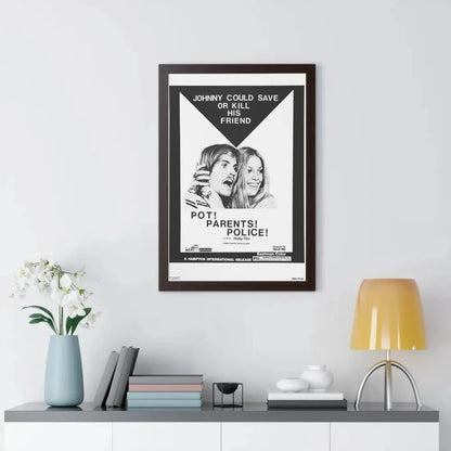 POT! PARENTS! POLICE! 1972 - Framed Movie Poster - The Sticker Space