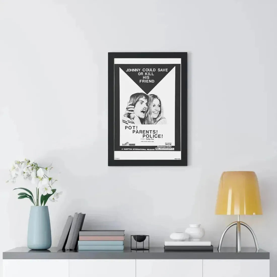 POT! PARENTS! POLICE! 1972 - Framed Movie Poster - The Sticker Space