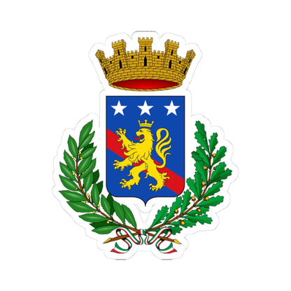 Potenza-Stemma (Italy) (Coat of Arms) STICKER Vinyl Kiss-Cut Decal 3 Inch White - The Sticker Space