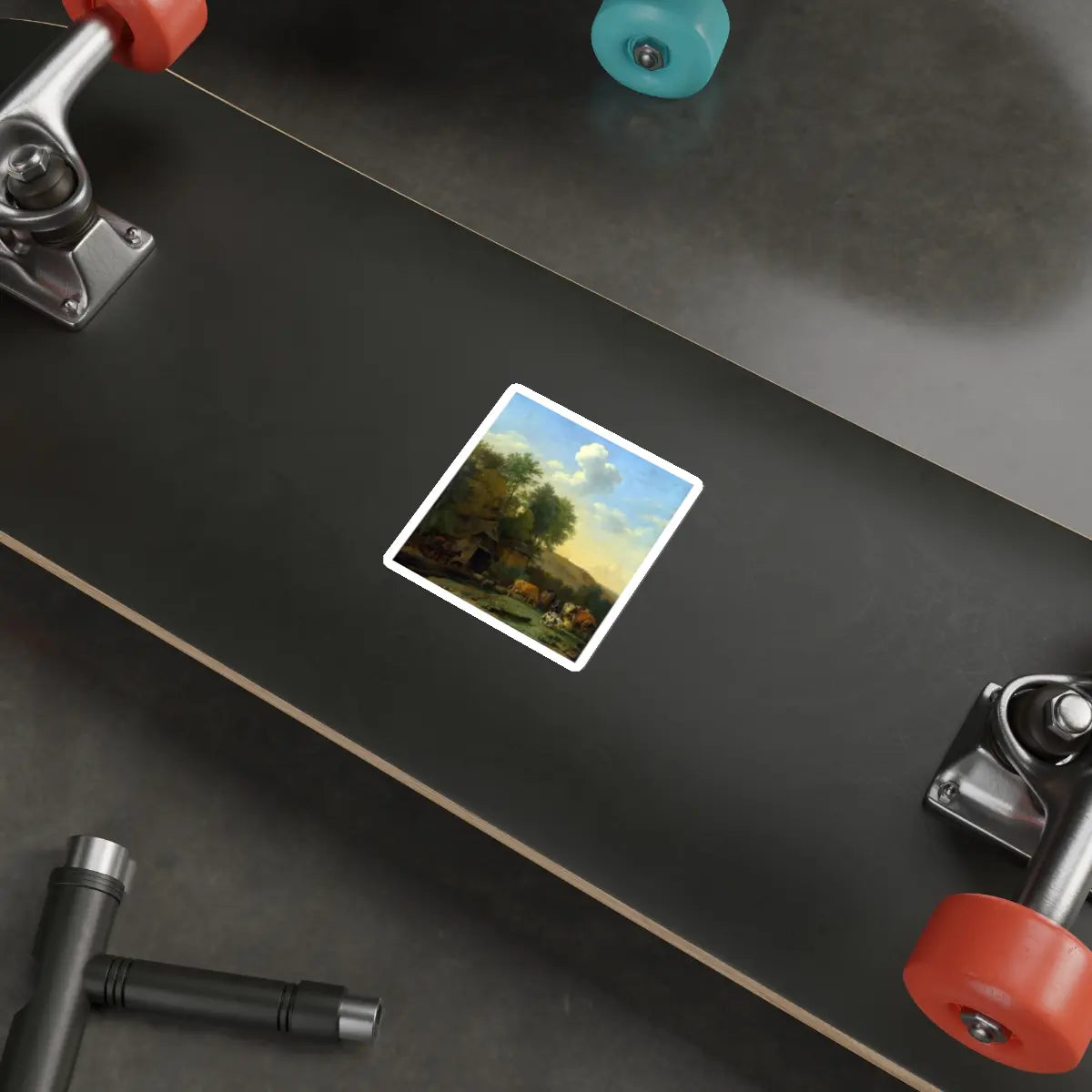 SKU:10109493903150254173 Sticker types:White Shape:Die-Cut Sizes:3" × 3"
