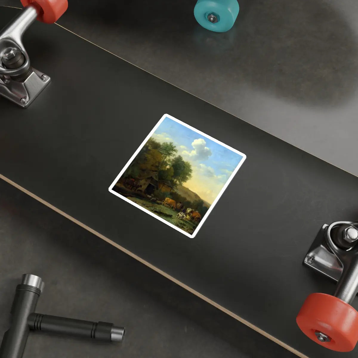 SKU:23018986368709151667 Sticker types:White Shape:Die-Cut Sizes:4" × 4"