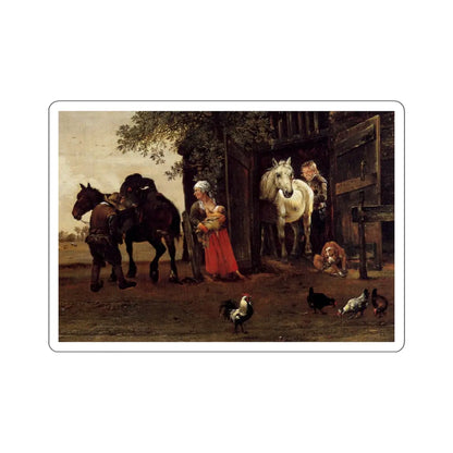 SKU:18796419361266400262 Sticker types:White Shape:Die-Cut Sizes:4" × 4"
